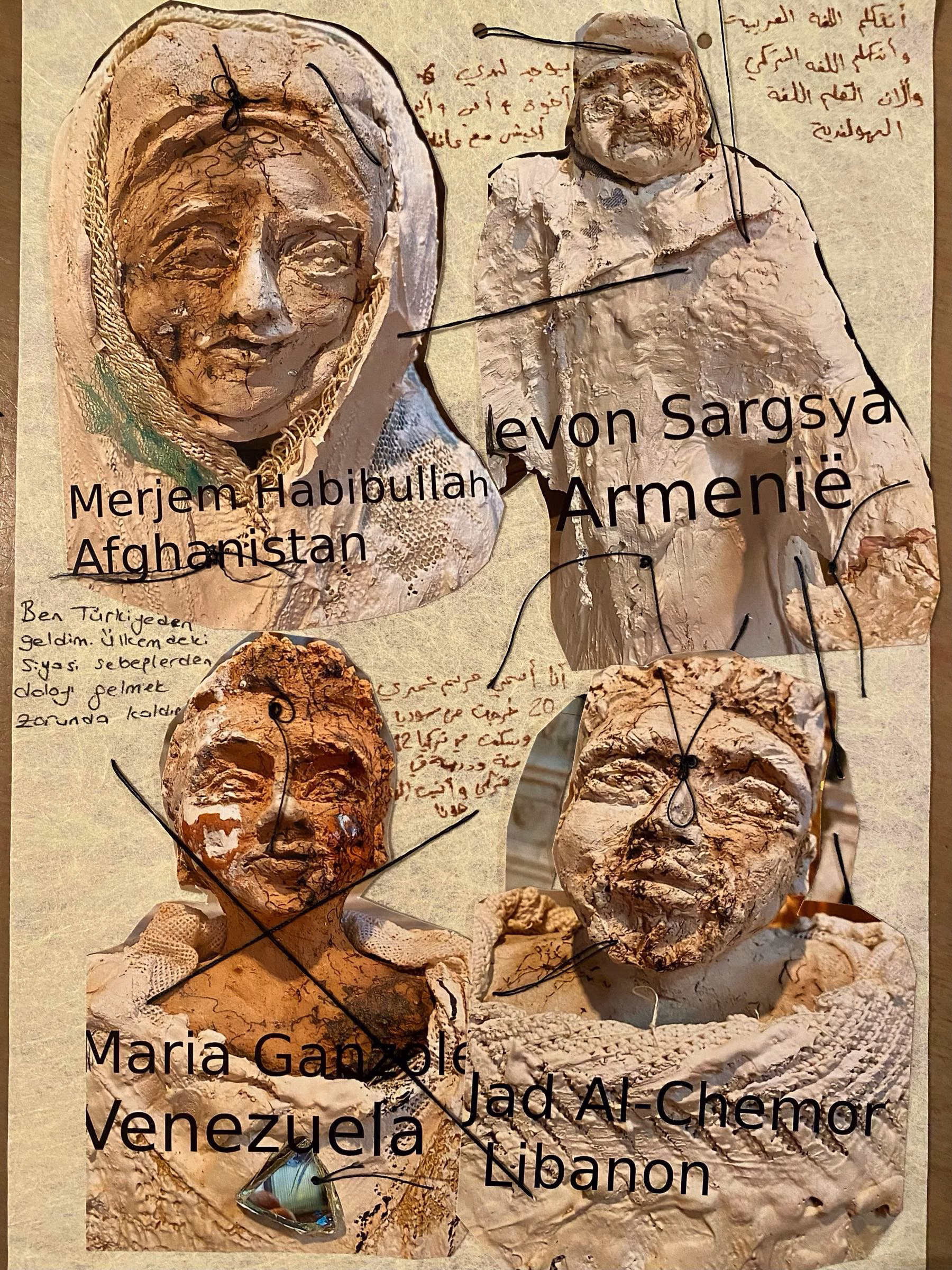 Overzicht van de namen van de overige beelden uit De Twaalf