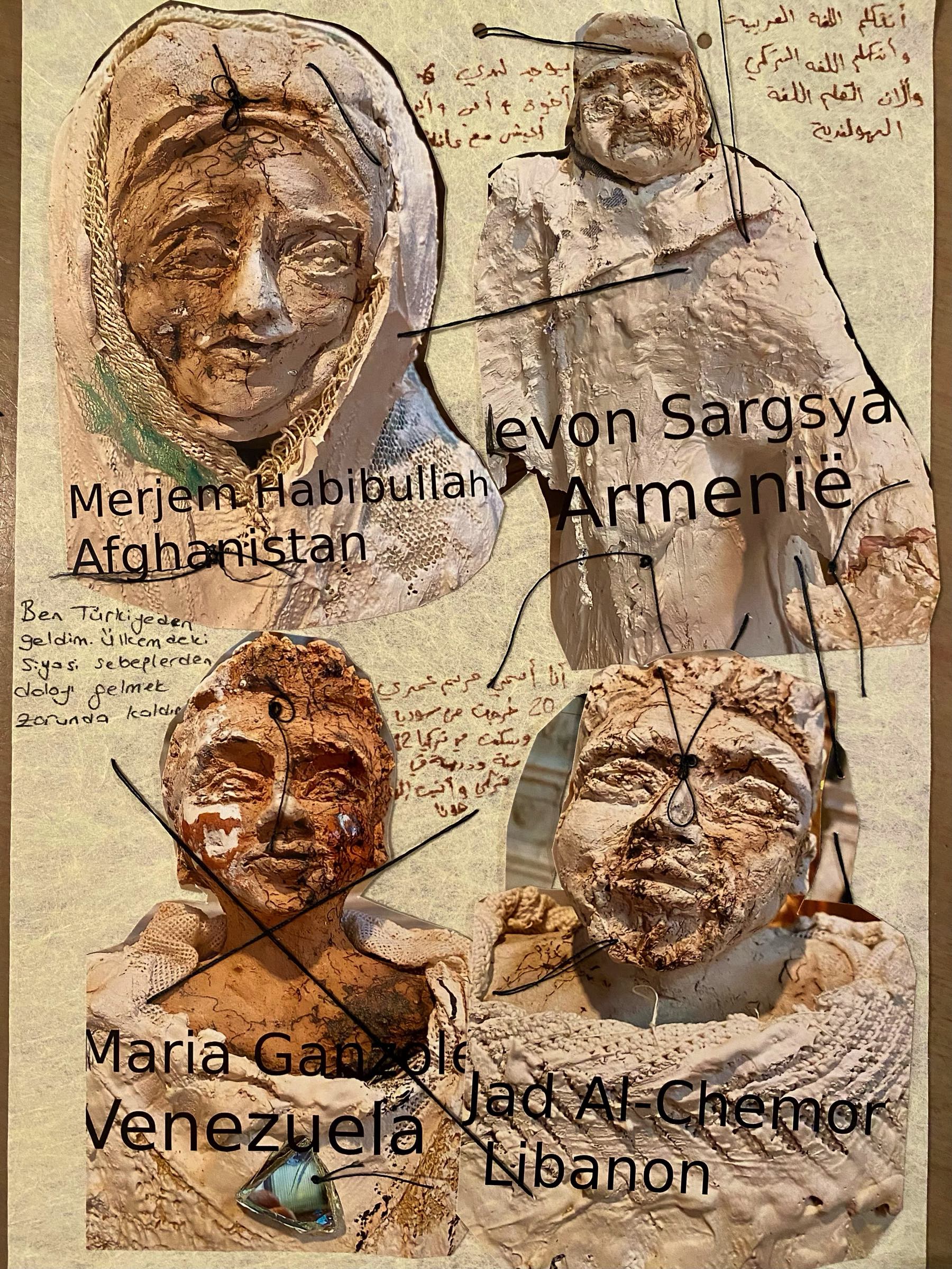 Overzicht van de namen van de overige beelden uit De Twaalf